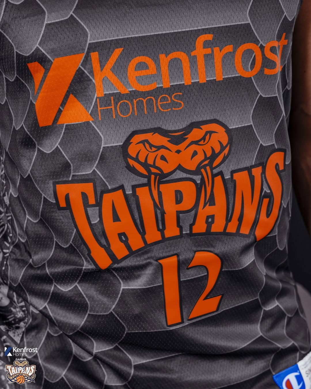 Cairns Taipans NBL26 Blackout Jersey - Blank