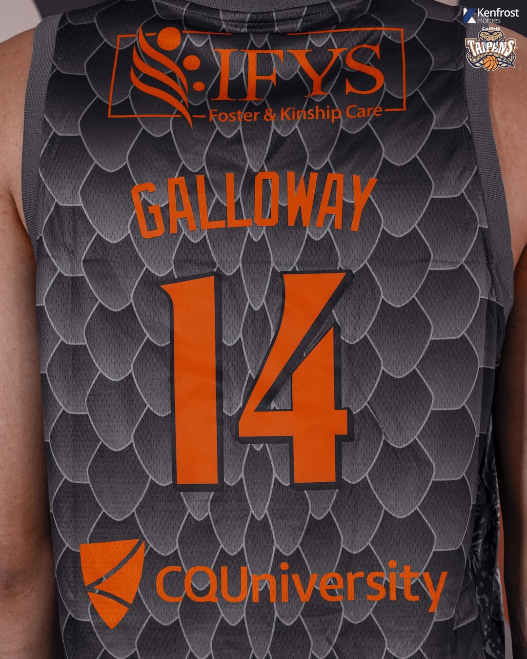 Cairns Taipans NBL26 Blackout Jersey - Blank
