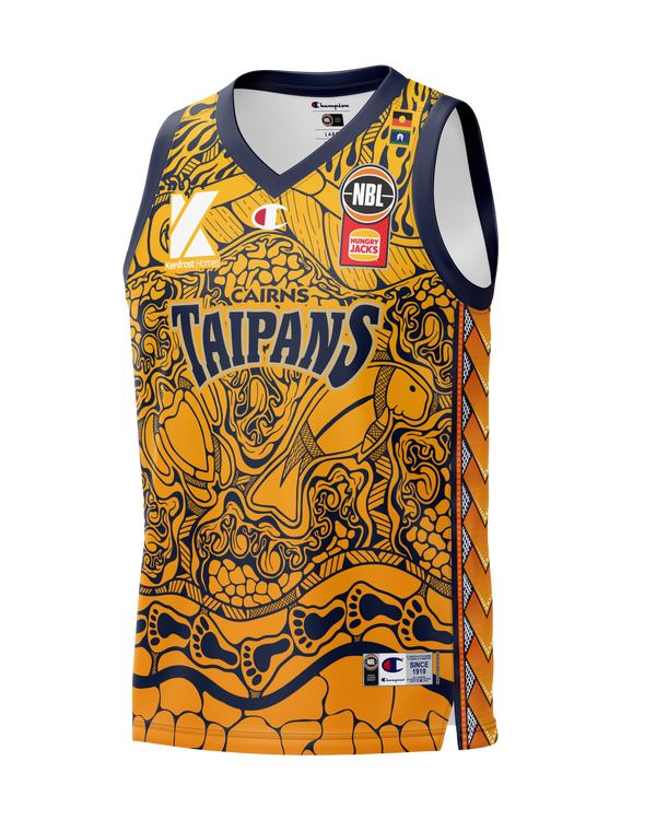 Cairns Taipans NBL25 Indigenous Jersey - Any Player