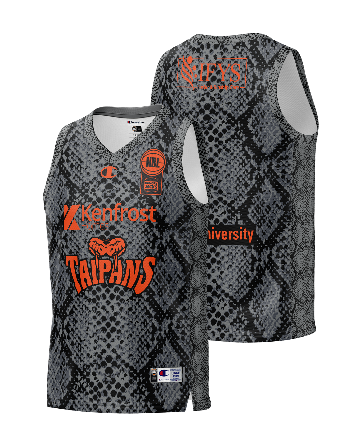 Cairns Taipans NBL25 Blackout Jersey - Any Player