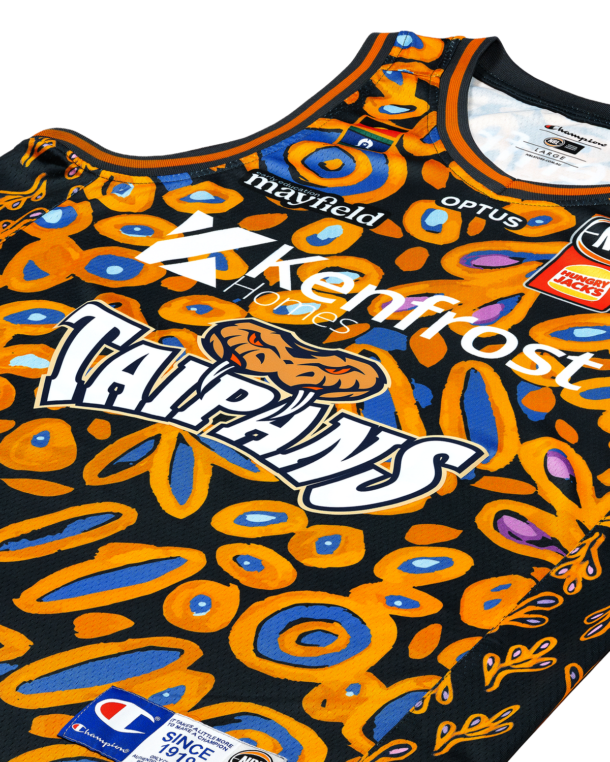 Cairns Taipans NBL27 Indigenous Jersey - McVeigh