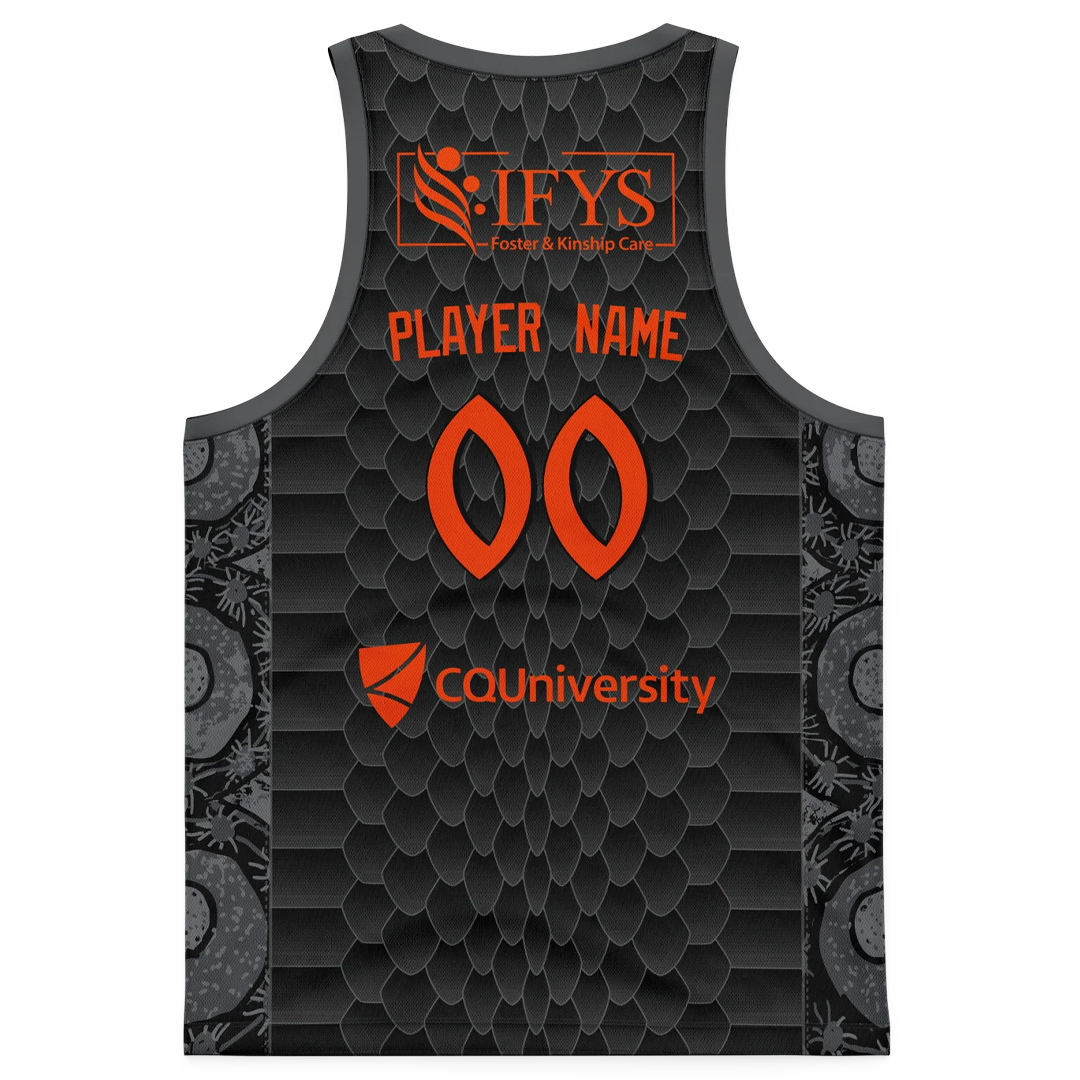 Cairns Taipans NBL26 Blackout Jersey - Blank