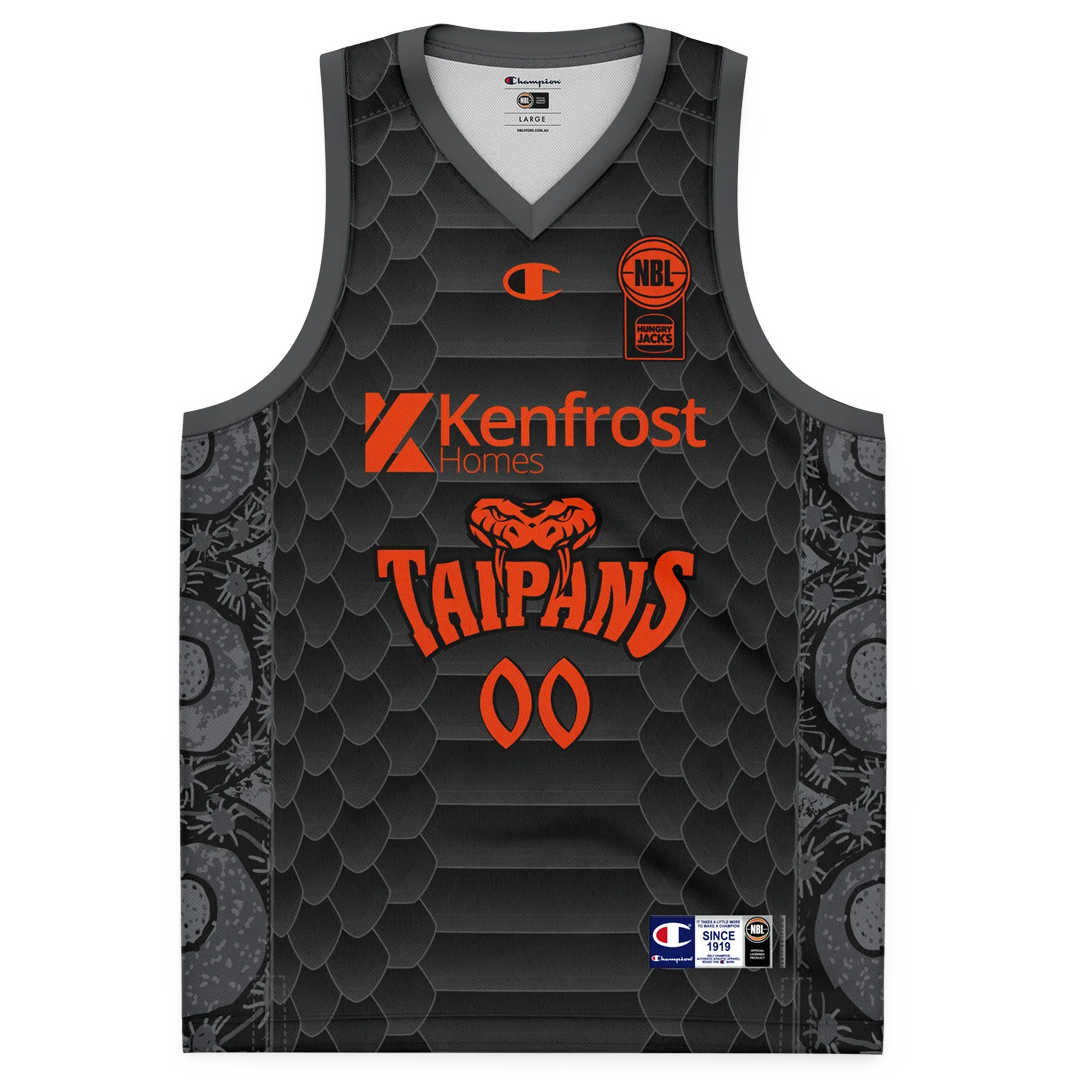 Cairns Taipans NBL26 Blackout Jersey - Blank