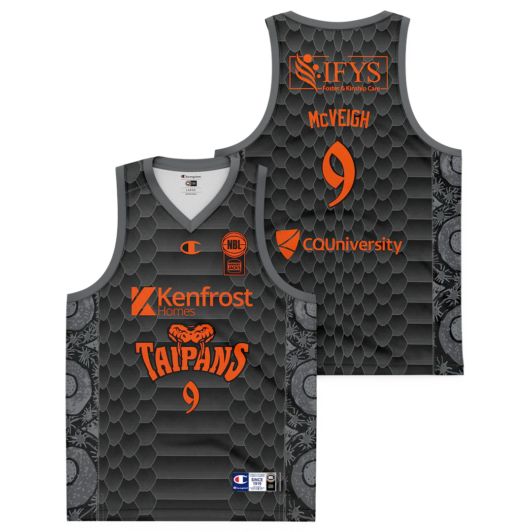 Cairns Taipans NBL26 Blackout Jersey - McVeigh