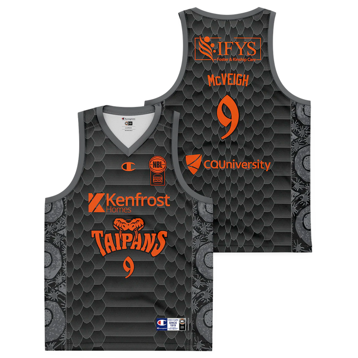 Cairns Taipans NBL26 Blackout Jersey - McVeigh