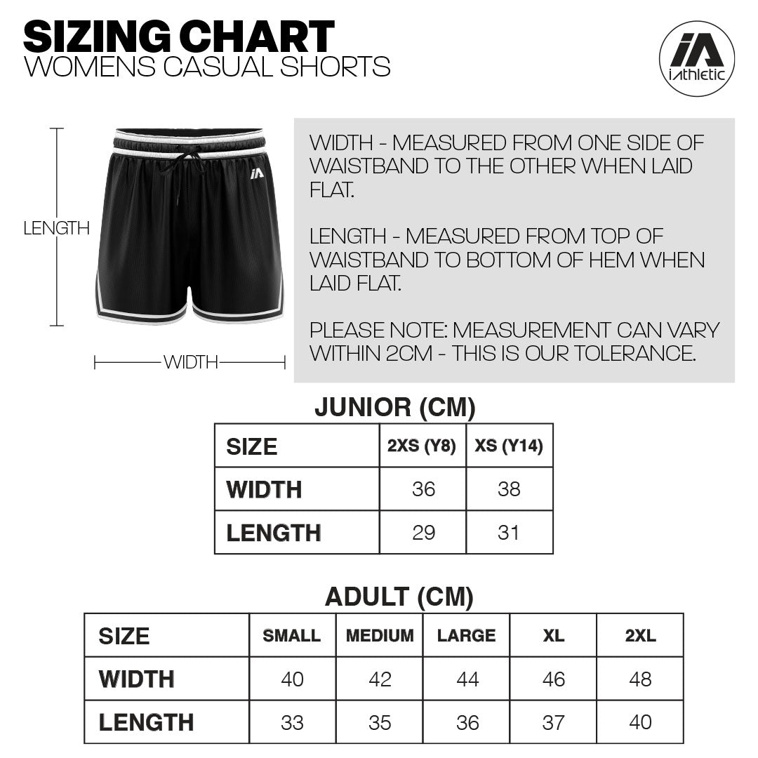 Cairns Taipans NBL24 Staple Casual Basketball Shorts - Navy/Orange/White