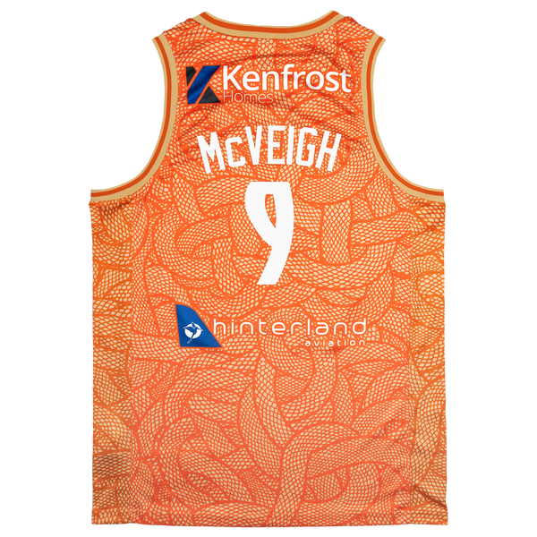 Cairns Taipans NBL27 Home Jersey - McVeigh