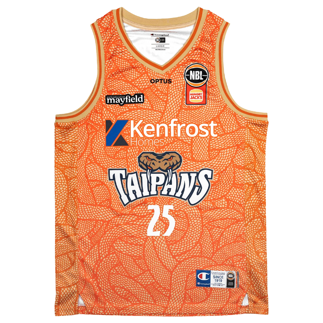 Cairns Taipans NBL27 Home Jersey - Pinder