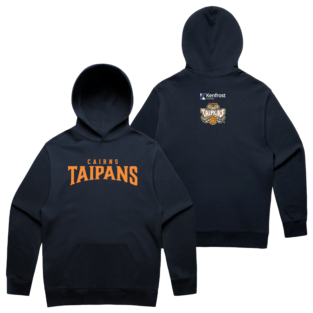 Cairns Taipans NBL27 Wordmark Cotton Hoodie