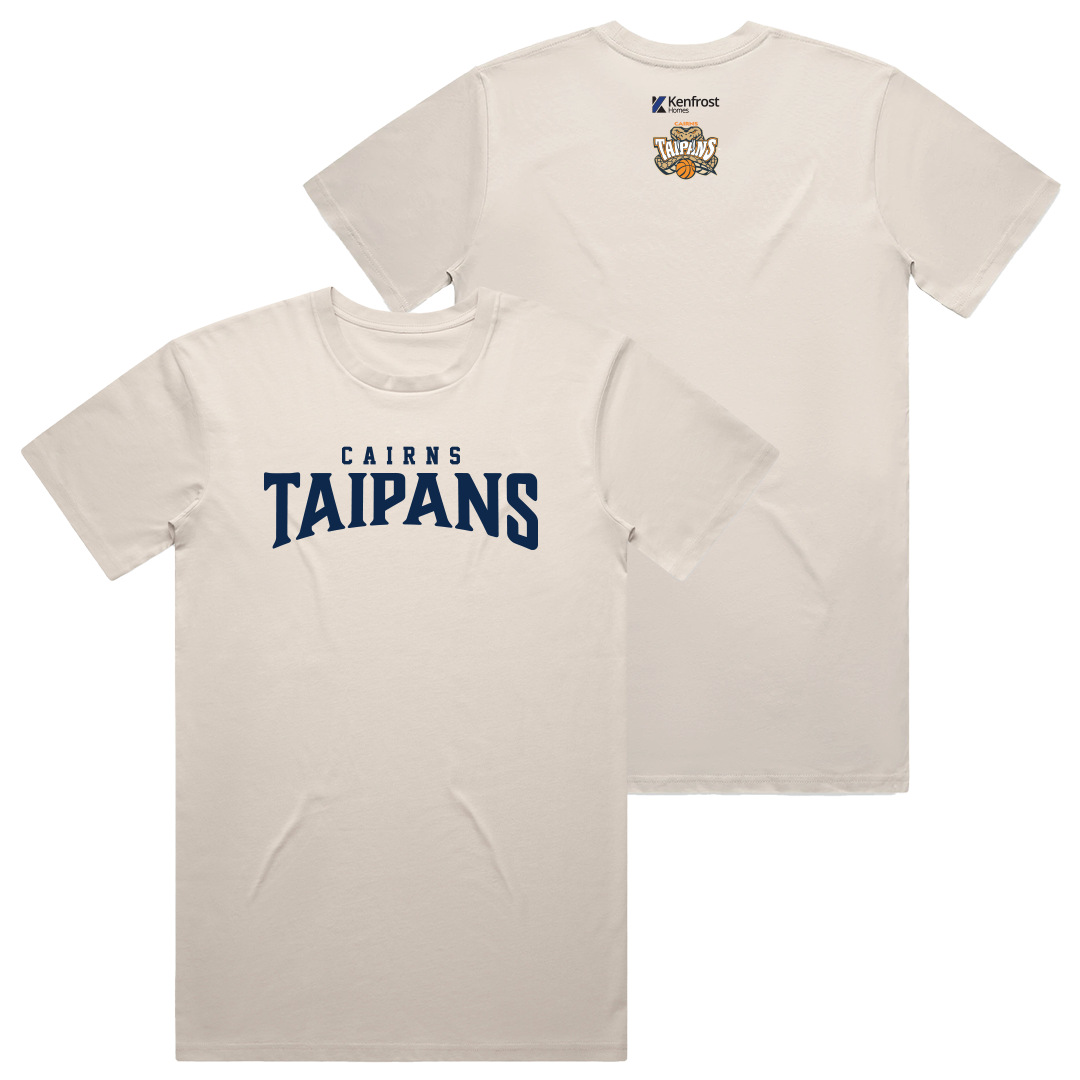 Cairns Taipans NBL27 Wordmark Cotton Tee