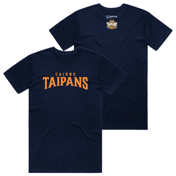 Cairns Taipans NBL27 Wordmark Cotton Tee