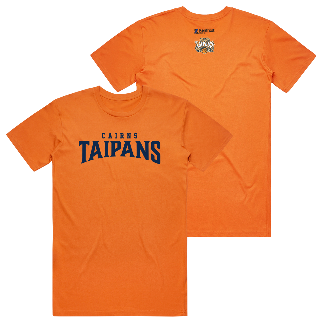 Cairns Taipans NBL27 Wordmark Cotton Tee