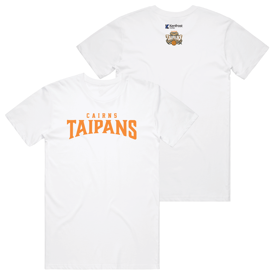 Cairns Taipans NBL27 Wordmark Cotton Tee